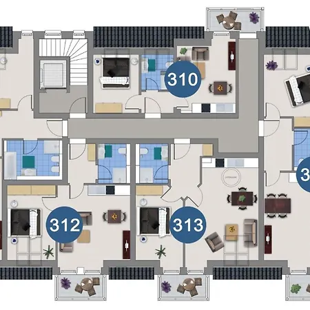 아파트 Haus Ebenezer 311 Im Sonnenschein 부숨